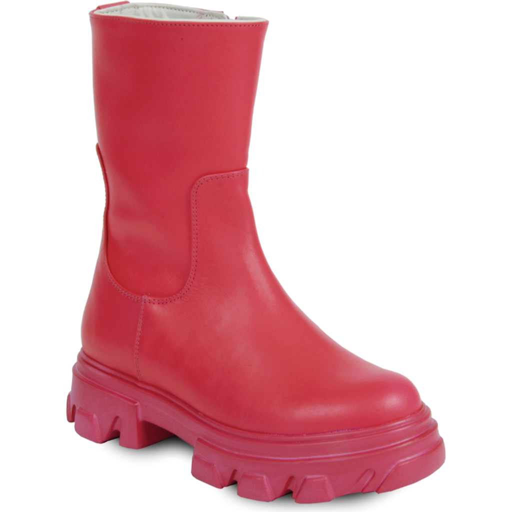 URBNKICKS Lydia Leather Boots in Pink  product