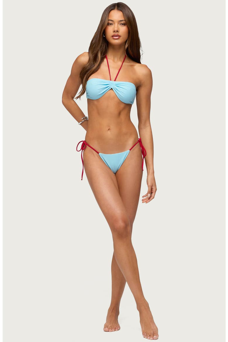 Leni Contrast Bikini Bottoms, Alternate, color, LIGHT-BLUE