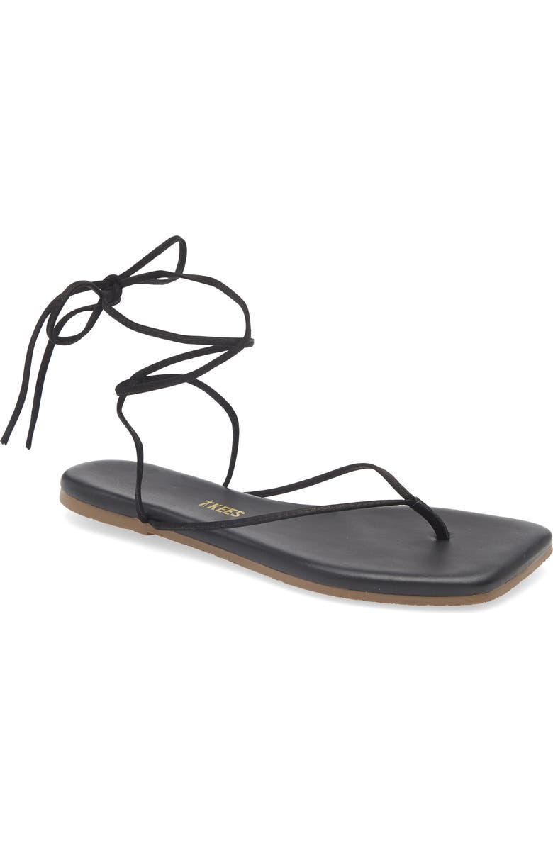 TKEES Lilu Ankle Wrap Sandal, Main, color, Sable