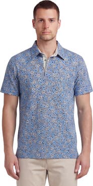 Lords of Harlech Floral Field Mens Knit Polo