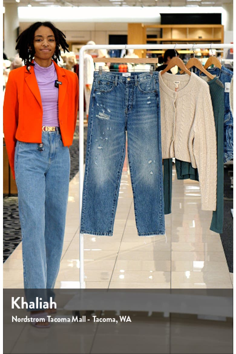 Cassie High Waist Crop Jeans video