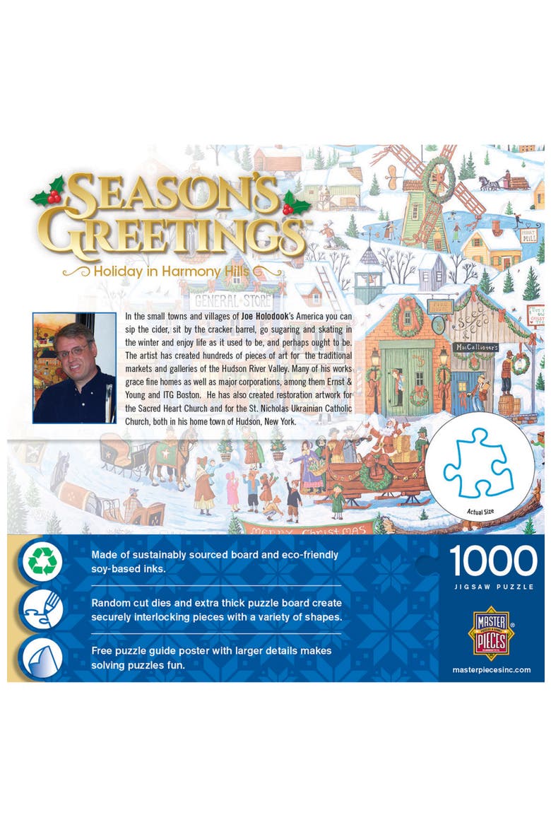 Holiday in Harmony Hills 1000pc Puzzle, Alternate, color, Multicolor