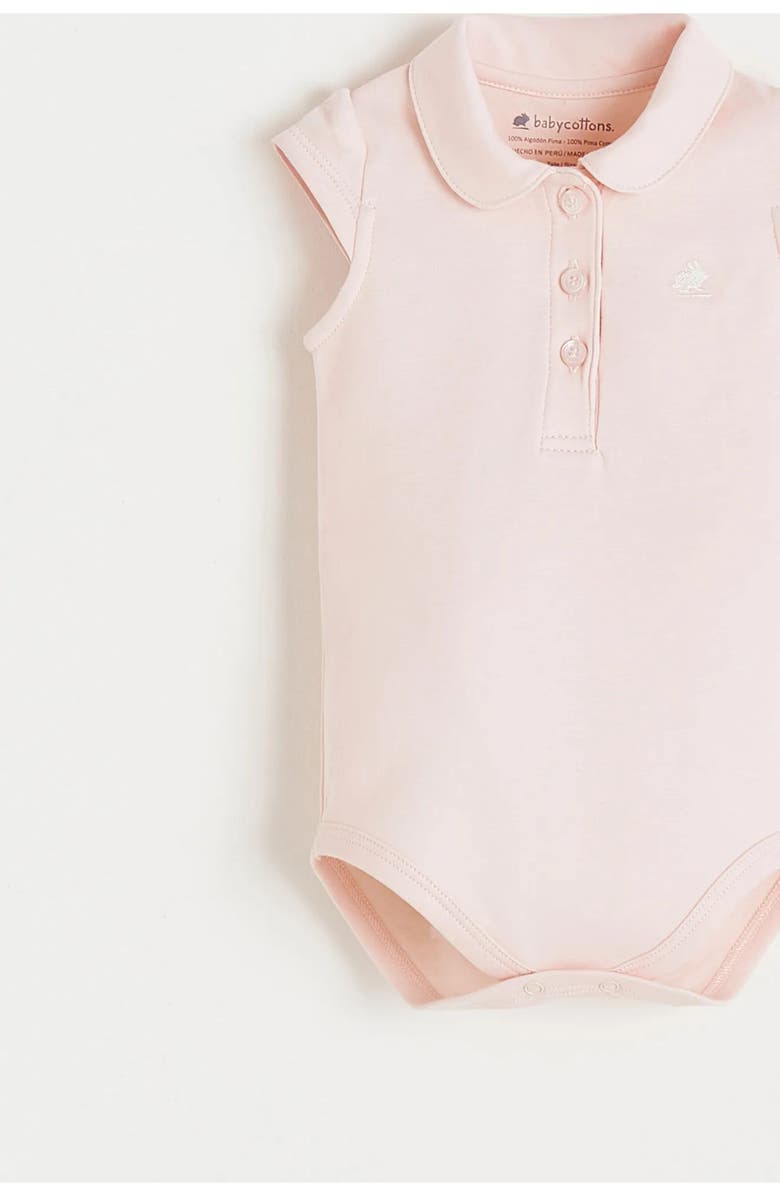 Babycottons Pima Colors Bodysuit for Infant, Alternate, color, Pink