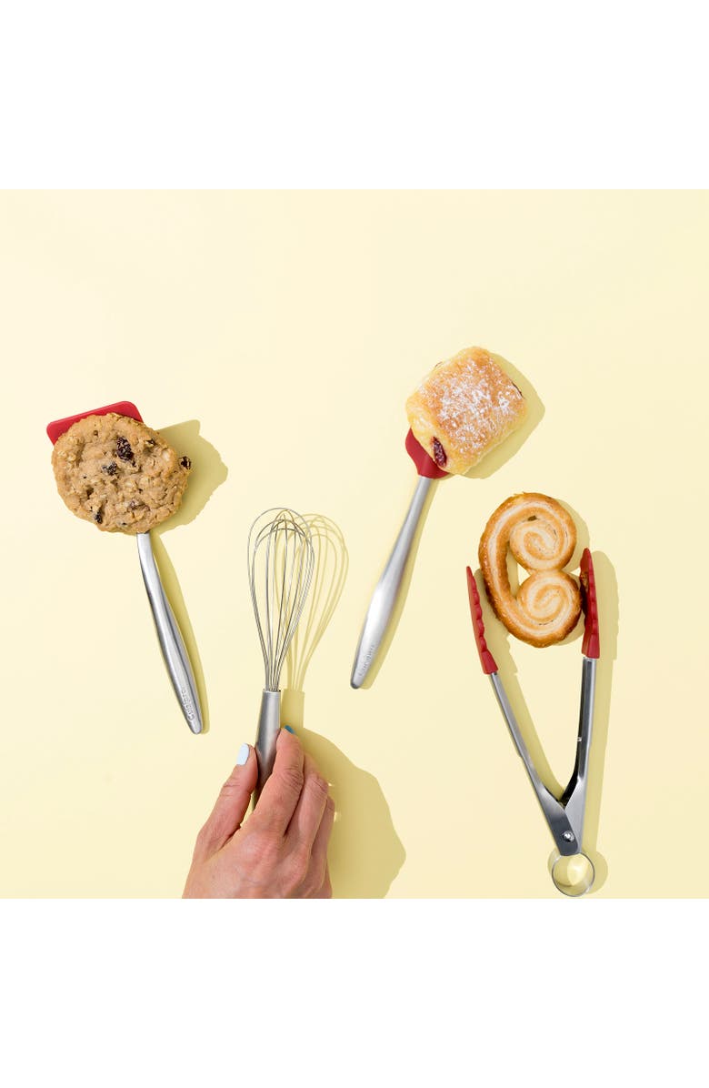 CUISIPRO Piccolo 4 Piece Mini Cooking Tool Set, Alternate, color, Red