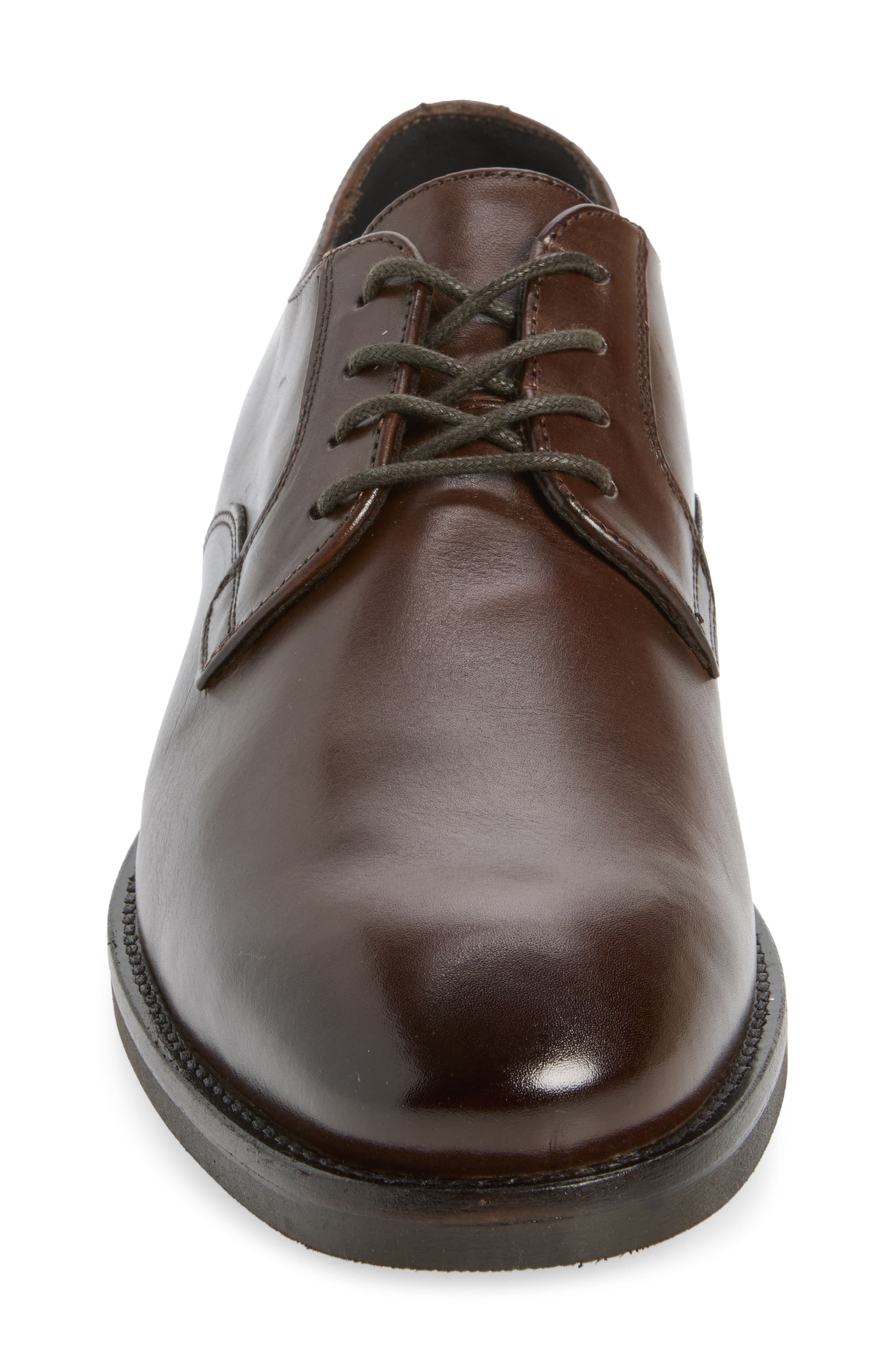 Michael Plain Toe Derby, Alternate, color, BROWN MAHOGANY