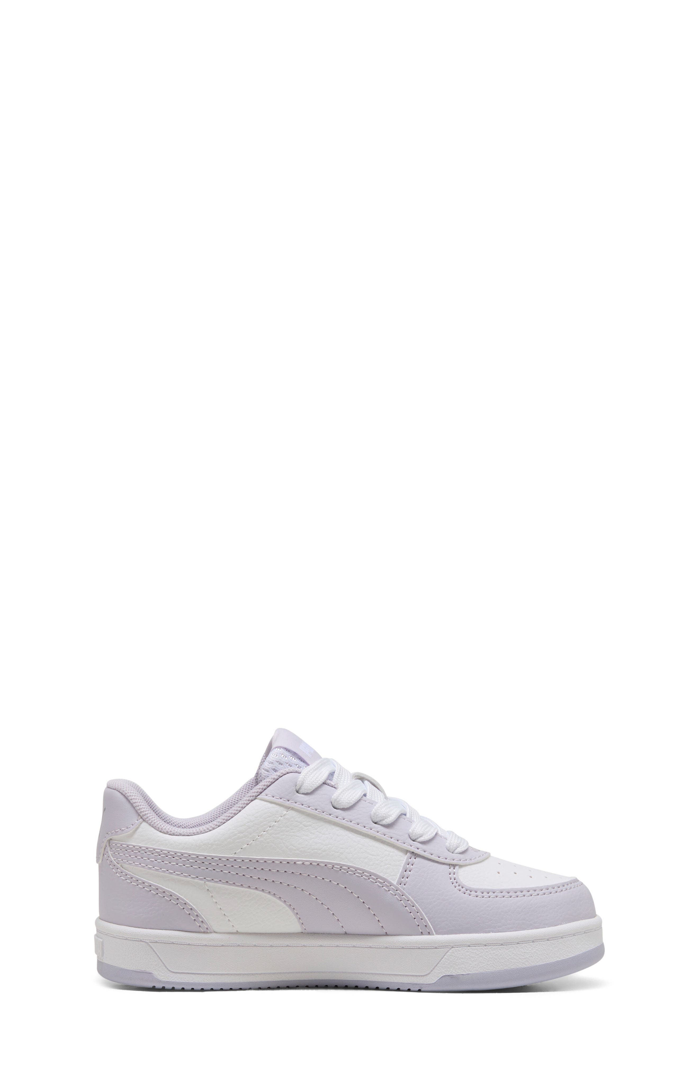 Kids' Carter 2.0 Sneaker, Alternate, color, PUMA WHITE/ LAVENDER/ SILVER