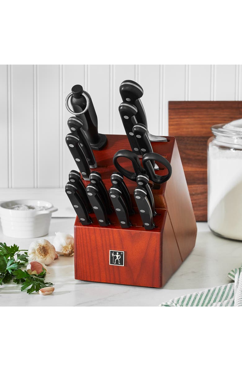 HENCKELS CUTLERY Classic Precision Knife Block 16-Piece Set, Alternate, color, Stainless Steel