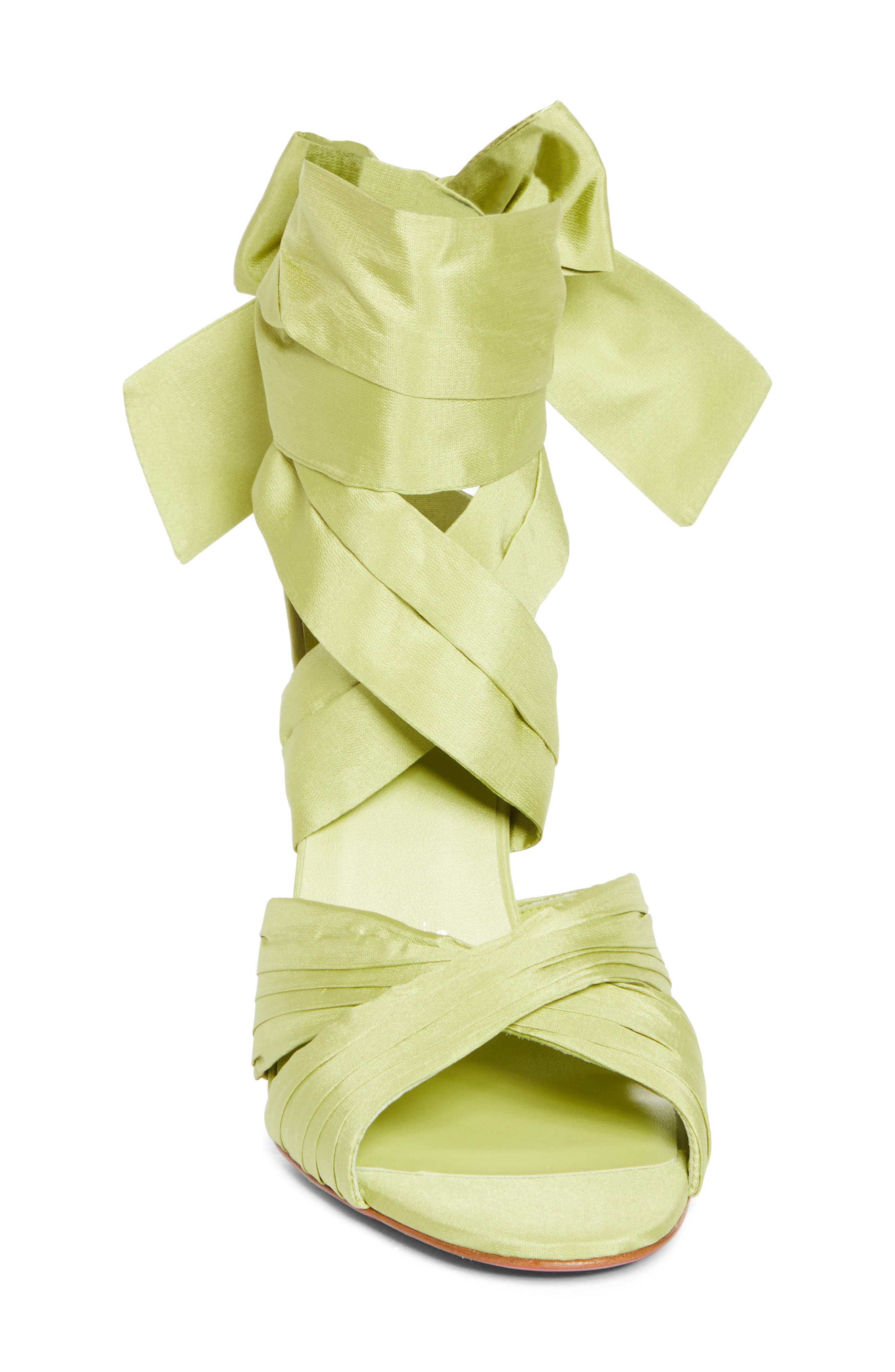 Christian Louboutin Affabula Ankle Wrap Sandal, Alternate, color, Haiiro/ Lin Haiiro