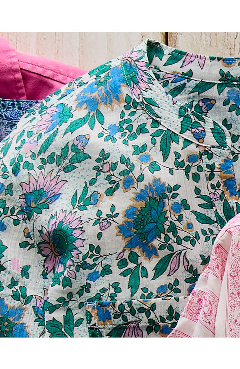 Carve Designs Dylan Gauze Tunic, Alternate, color, Cloud Multifloral