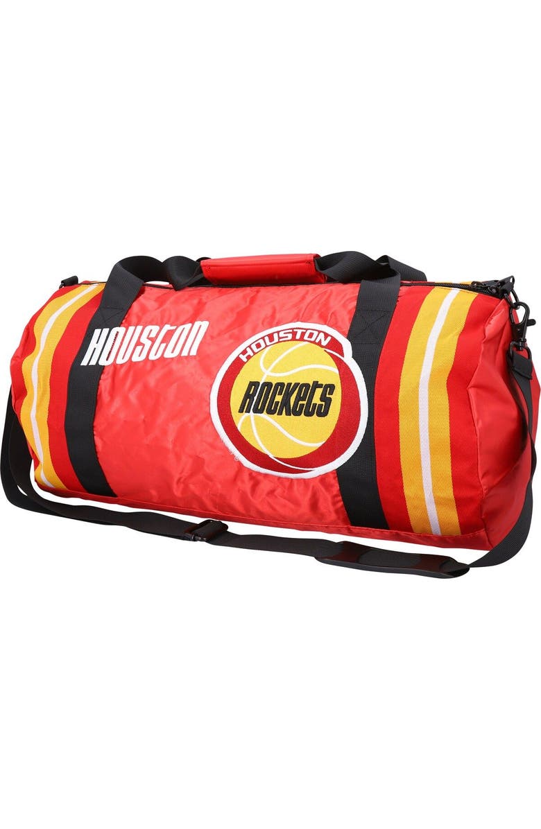 Mitchell & Ness Houston Rockets Satin Duffel Bag, Alternate, color,