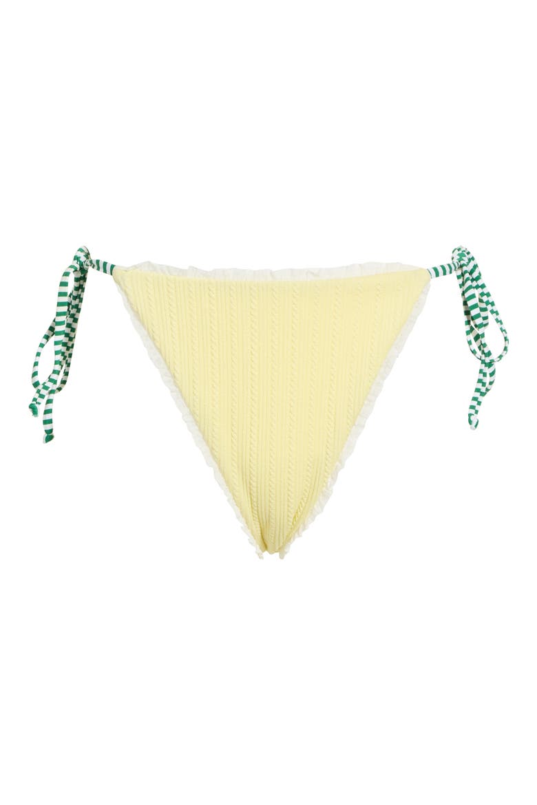 Valentina Side Tie Bikini Bottoms, Main, color, TENDER YELLOW