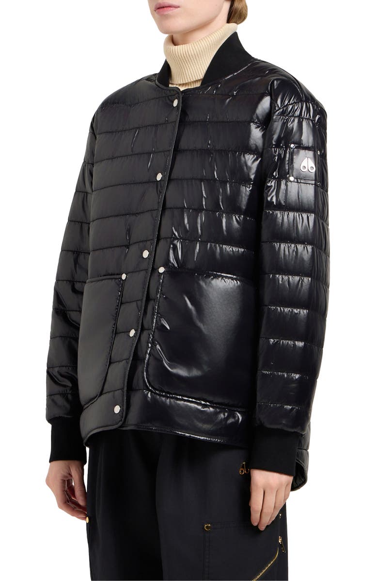 Moose Knuckles Eden Water Repellent Liner Jacket, Alternate, color, Black