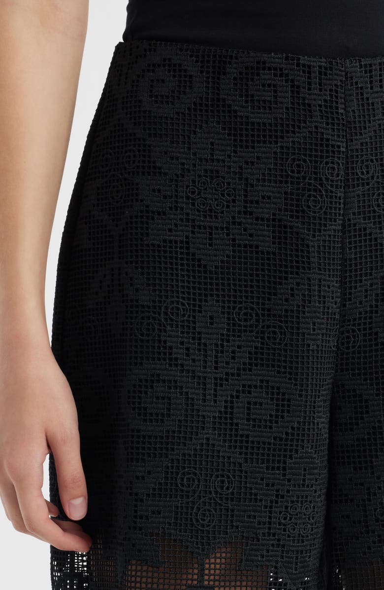 KOBI HALPERIN Gina Lace Pants, Alternate, color, Black