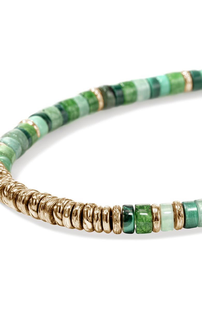 John Hardy Heishi Bracelet, Gold, Hardstones, Alternate, color, Gold