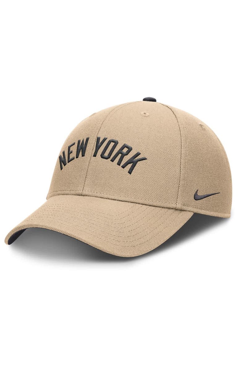 Nike Men's Nike Khaki New York Yankees Rise Adjustable Hat, Alternate, color, Khaki