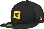 New Era Men's New Era  Black Pittsburgh Pirates 2026 Clubhouse Alternate 59FIFTY Fitted Hat