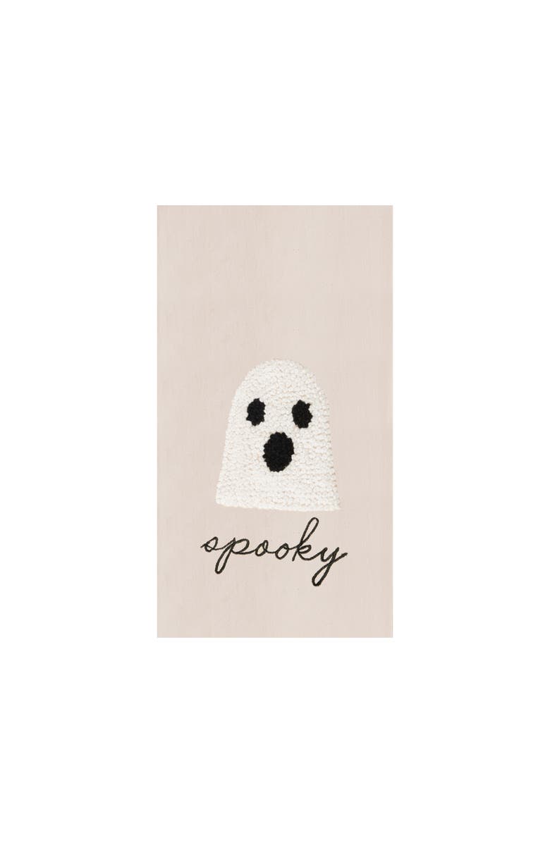 C&F Home Spooky French Knot Flour Sack Cotton Halloween Embroidered Kitchen Towel, Main, color, 