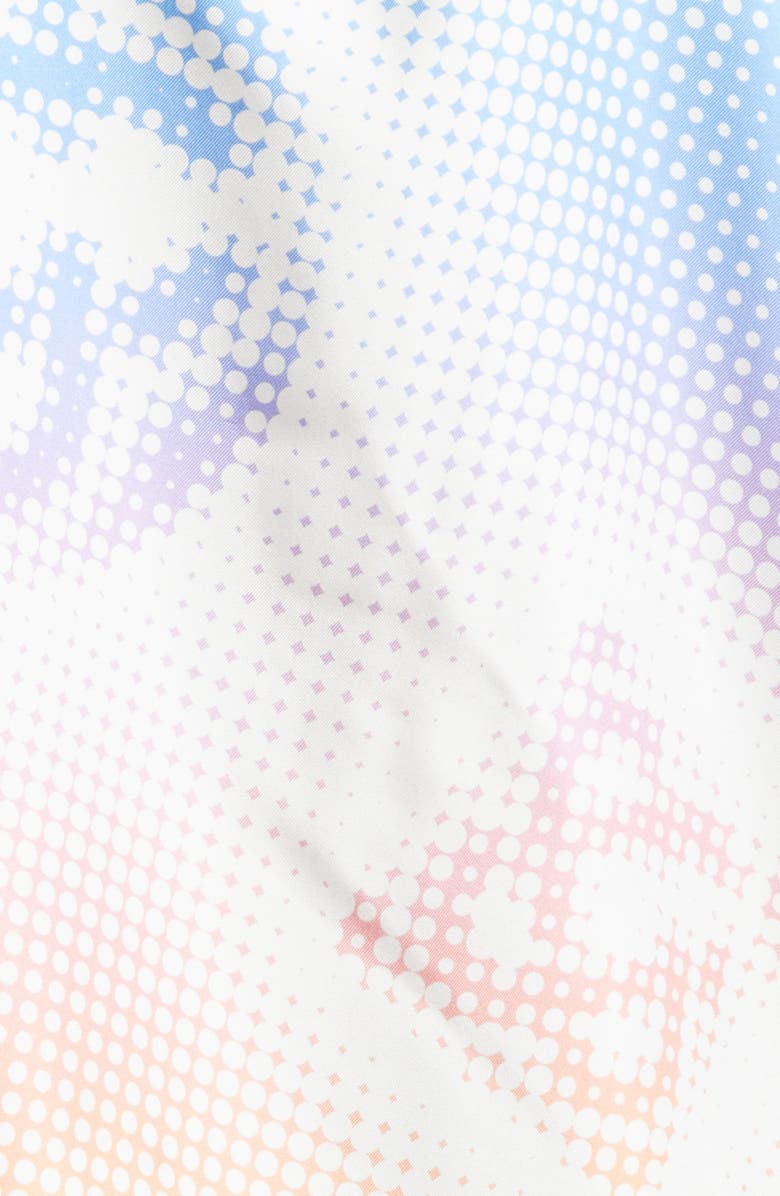 Casablanca Gradient Monogram Silk Camp Shirt, Alternate, color, Halftone Repeats Lo