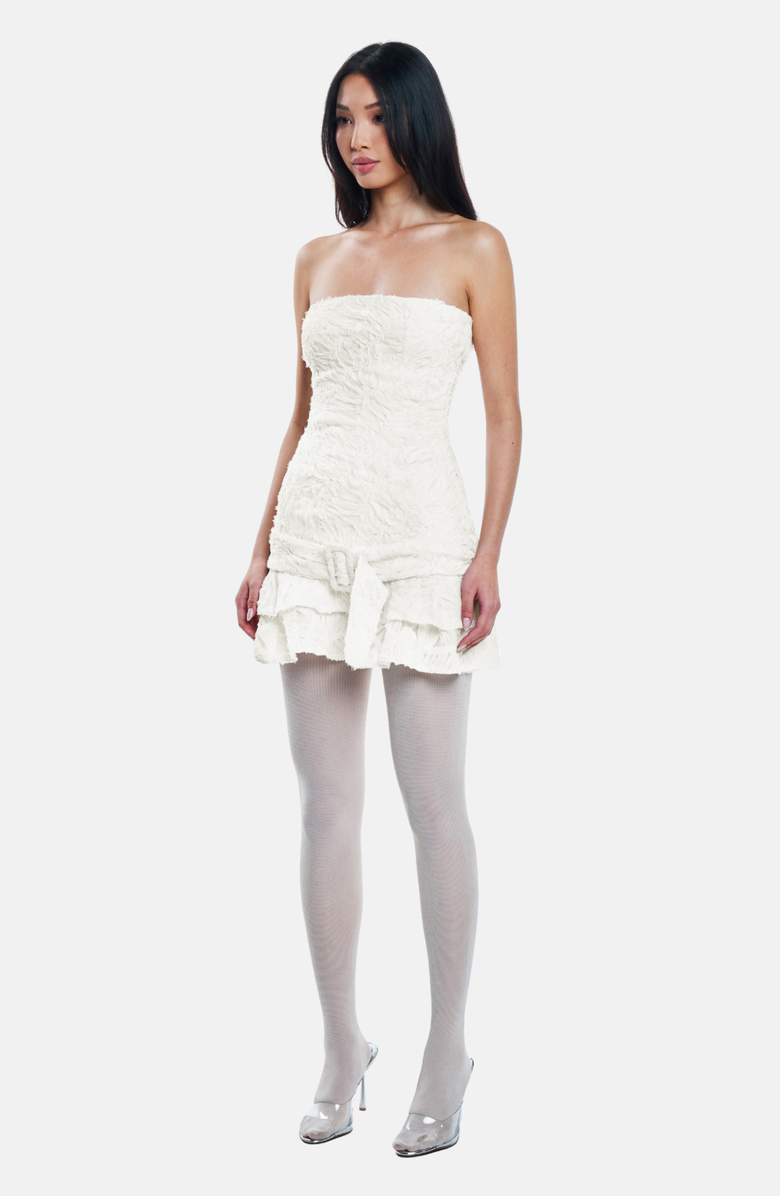 OW Collection CASSIDY Mini Dress, Alternate, color, Off-White