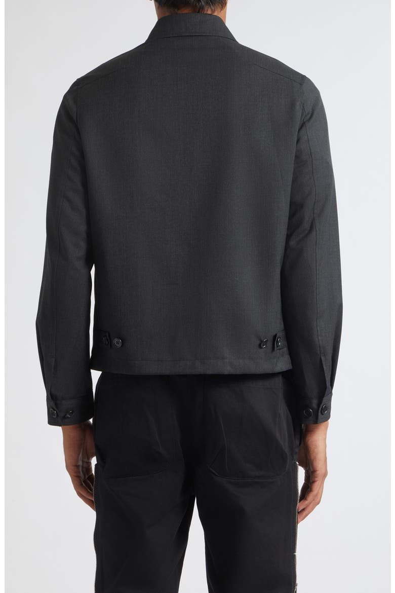 Logo Patch Jacket, Alternate, color, CHARCOAL