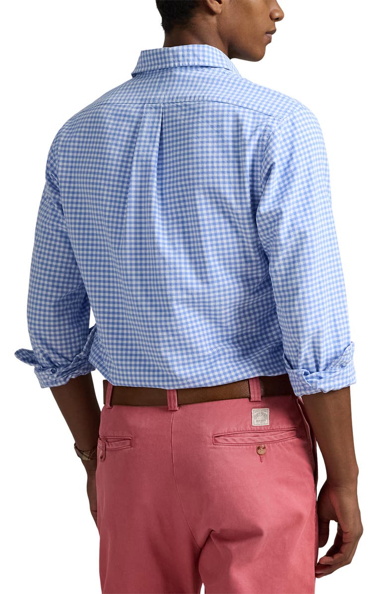 Polo Ralph Lauren Gingham Classic Fit Oxford Button-Down Shirt, Alternate, color, 
