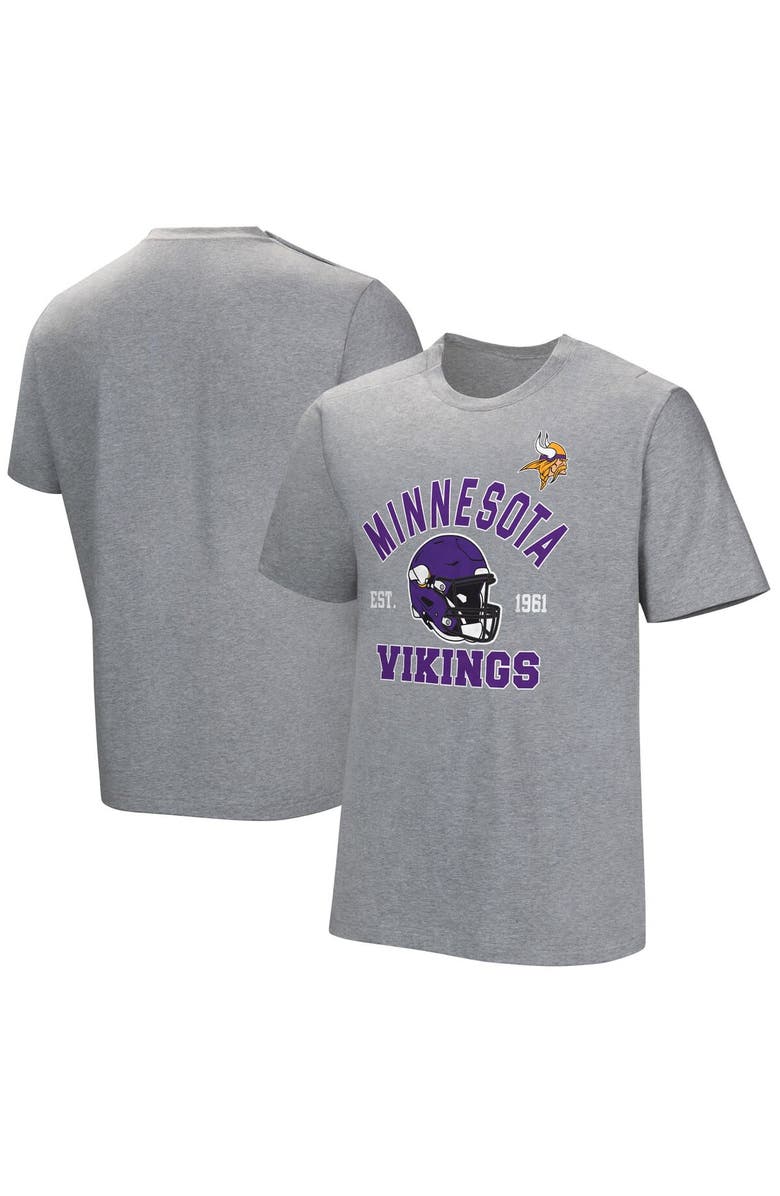 NFL Men's Gray Minnesota Vikings Tackle Adaptive T-Shirt, Main, color, Gray