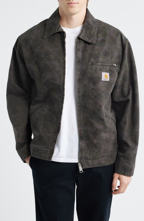 Duck Detroit Camo Organic Cotton Canvas Zip Jacket