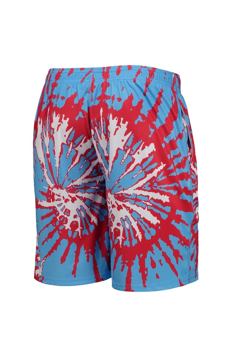 FOCO Men's FOCO Light Blue Houston Oilers Retro Static Mesh Lounge Shorts, Alternate, color, Light Blue