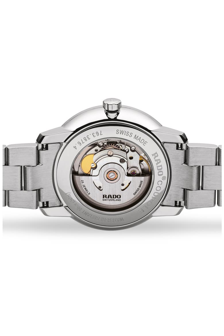 Coupole Classic Automatic Bracelet Watch, 41mm, Alternate, color, SILVER/ WHITE/ SILVER