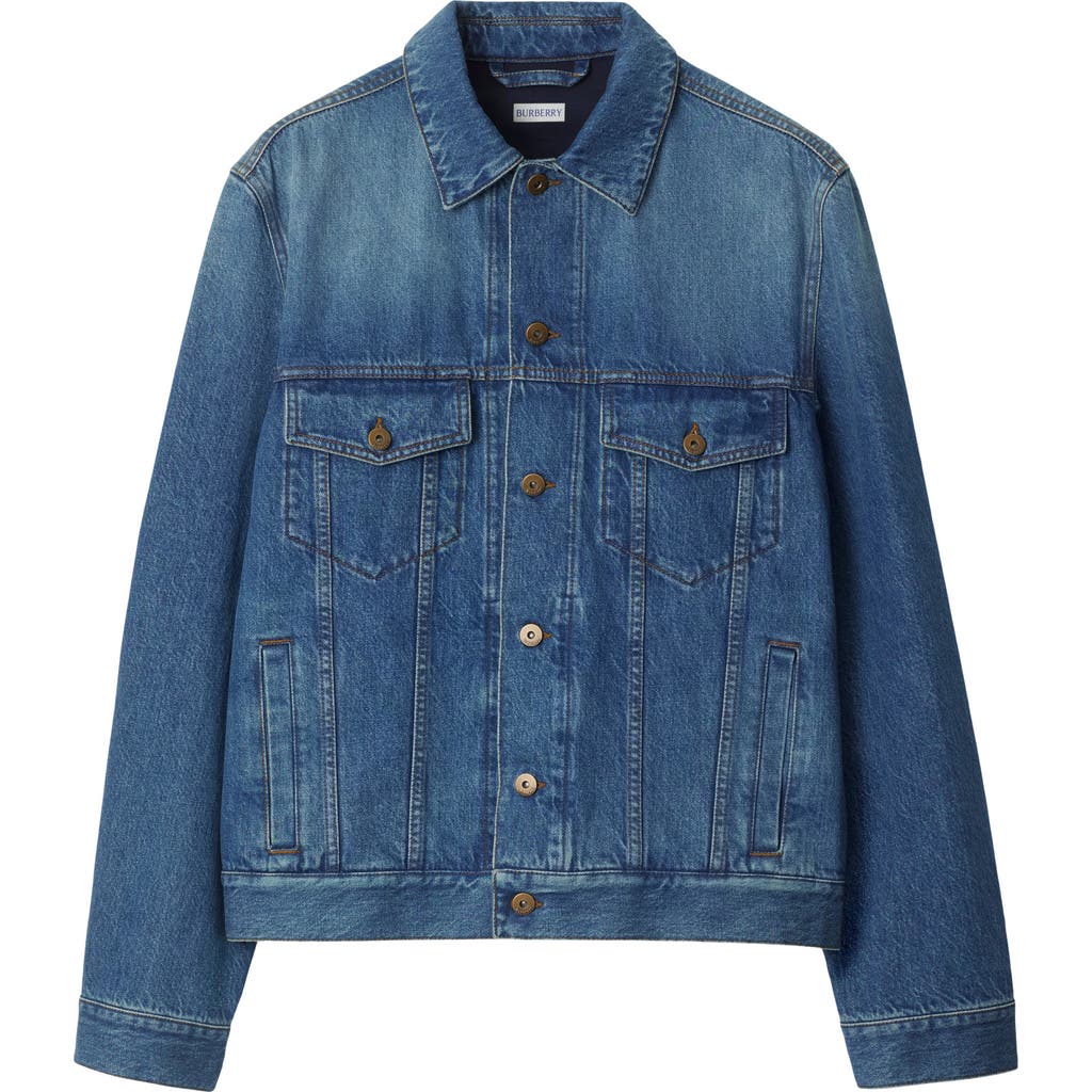 Burberry Ekd-patch Denim Jacket