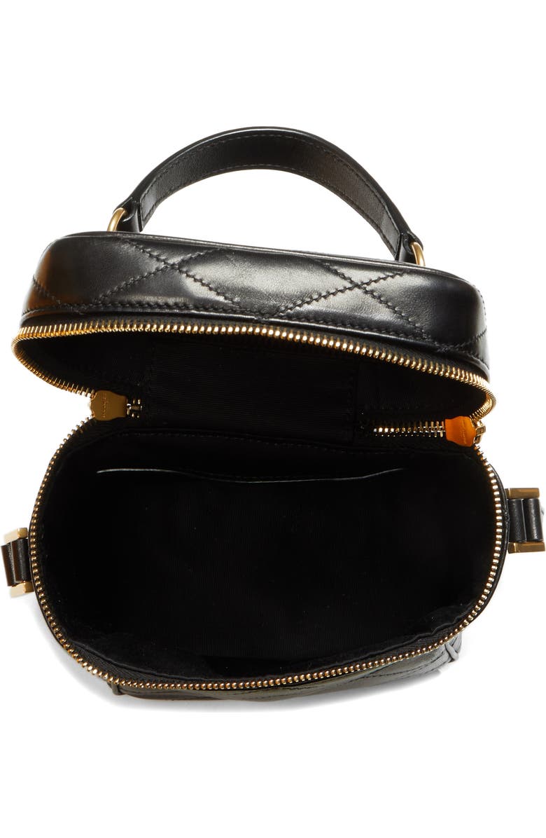 Saint Laurent Vanity Case Quilted Leather Top Handle Bag, Alternate, color,