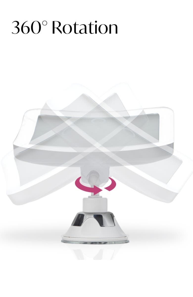 FANCII Mira 2 Magnifying Mirror 10x, Alternate, color, White