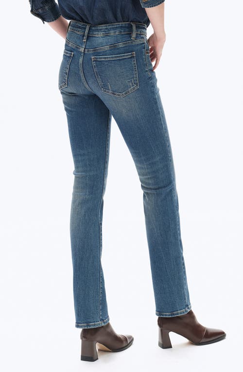 Bayeas Low Rise Slim Straight Leg Jeans In Blue