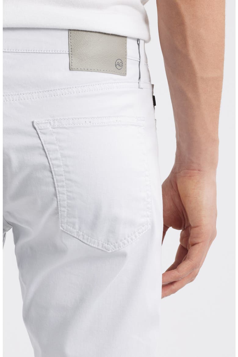Tellis Slim Fit Twill Pants, Alternate, color, ALMOST WHITE