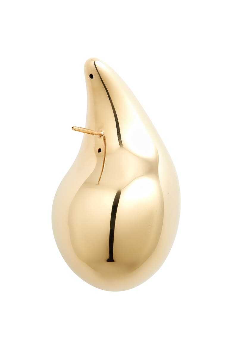 Sterling Silver Teardrop Earrings, Alternate, color, 8120 YELLOW GOLD