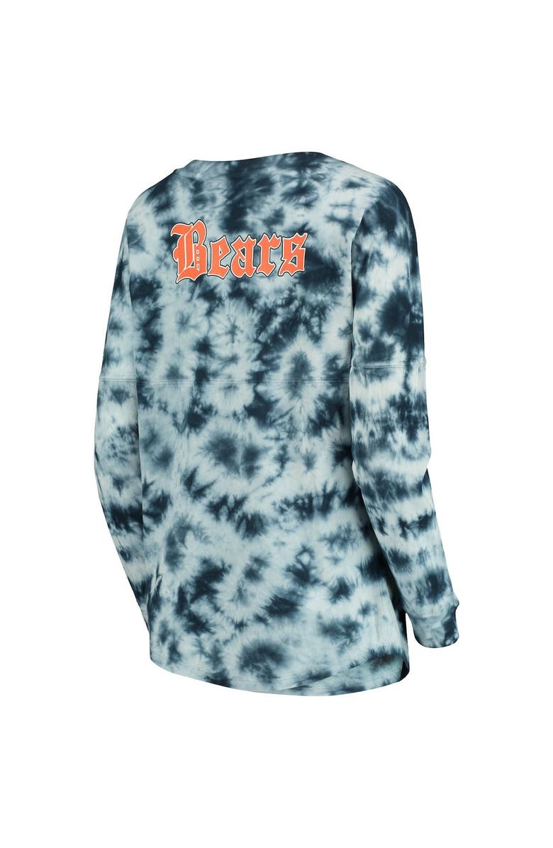 New Era Women's New Era Navy Chicago Bears Tie-Dye Long Sleeve T-Shirt, Alternate, color, Navy