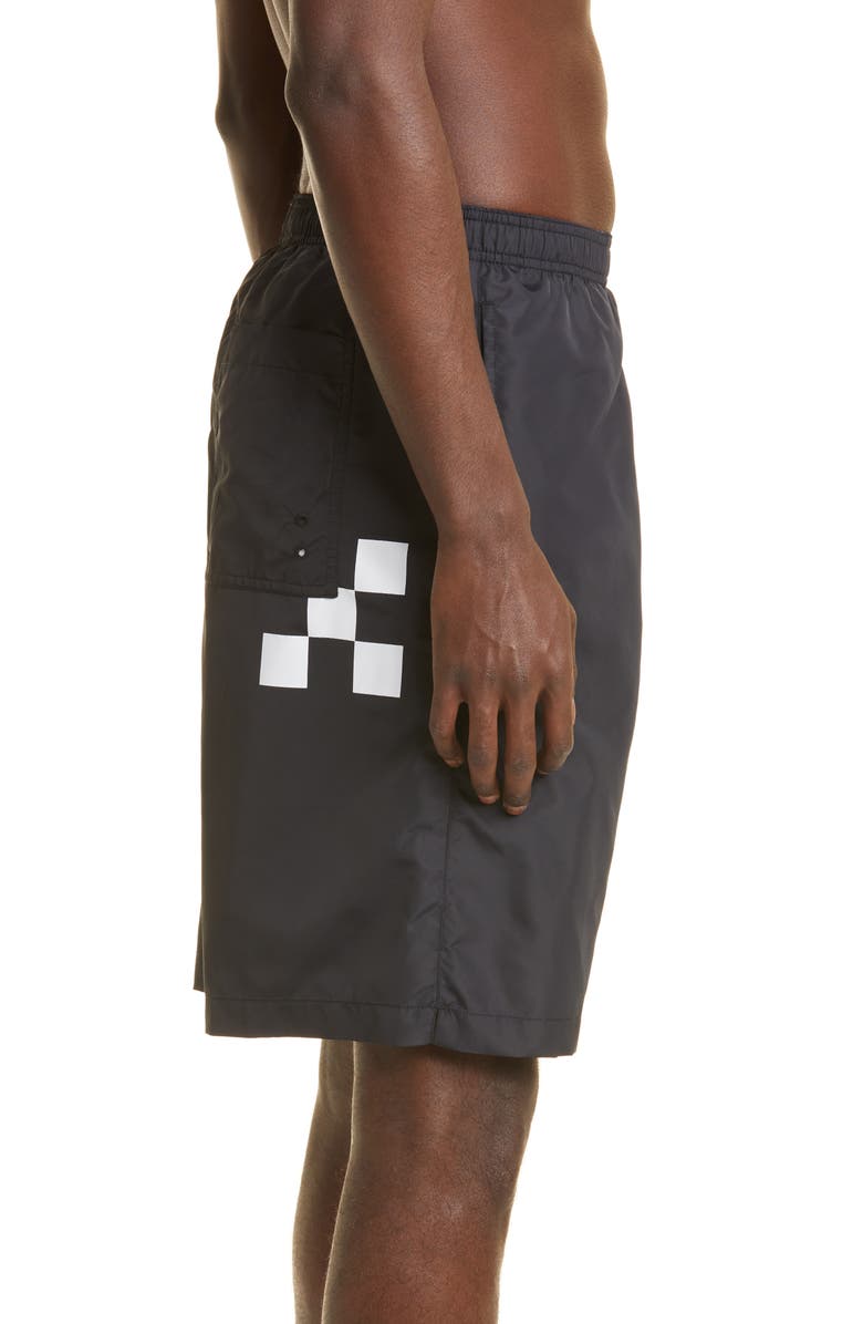 Off-White Surfer Board Shorts, Alternate, color,