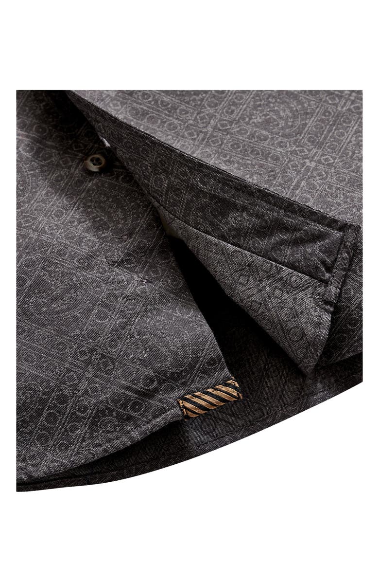 Billy Reid Cedar Paisley Mélange Button-Up Shirt, Alternate, color, 