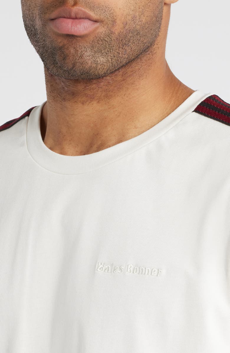 ADIDAS X WALES BONNER Wales Bonner Stripe Sleeve T-Shirt, Alternate, color,