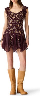 Steve Madden Tanisha Floral Print Minidress