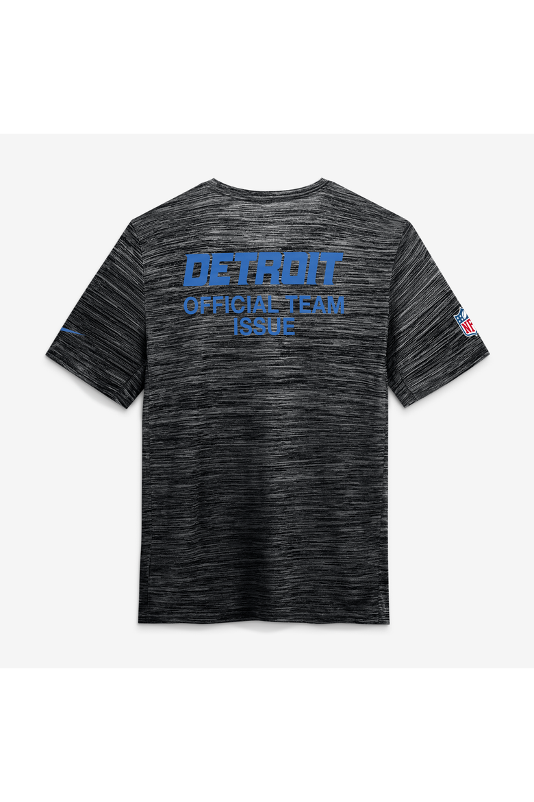 Men's Nike  Black Detroit Lions 2026 Rivalries Collection Sideline Velocity T-Shirt, Alternate, color, Black