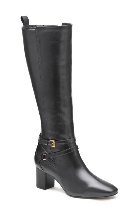 Johnston & Murphy Ladies Black Biker boots sz. 9 cheapest