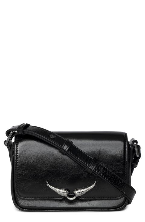 Le Zazi Vintage Patent Crossbody Bag