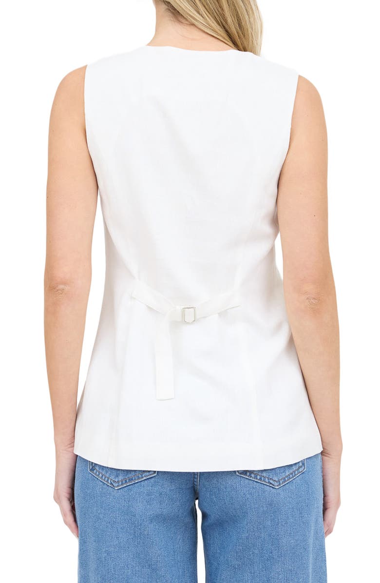 Blu Pepper Longline Vest, Alternate, color,