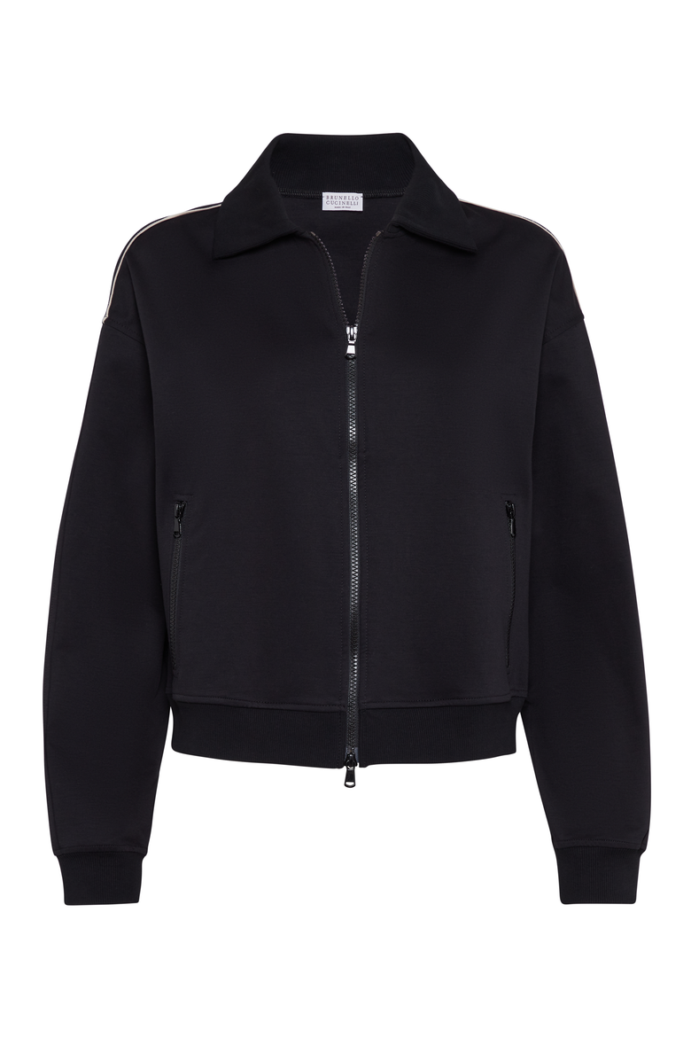 Interlock sweatshirt, Main, color, Black