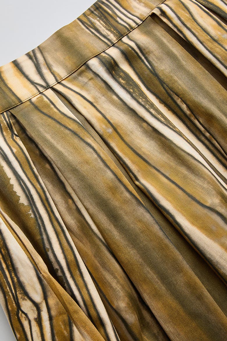 Sloan Striped Skirt, Alternate, color, Yellow