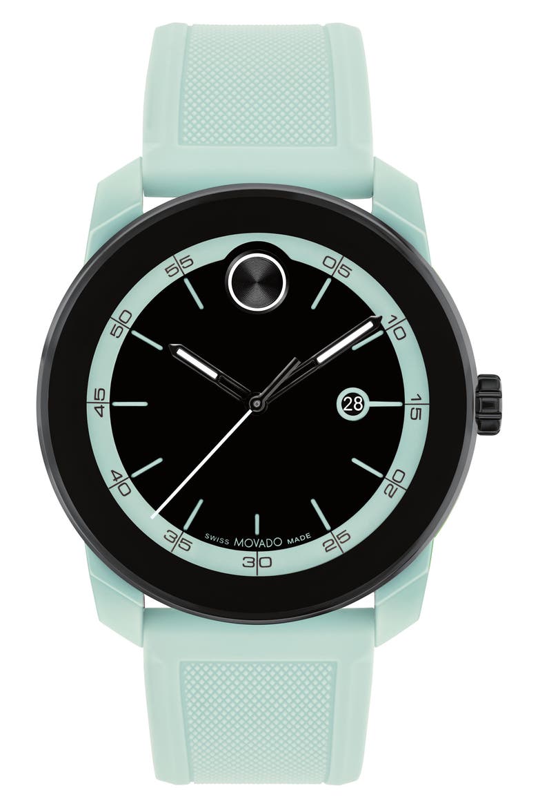 Bold TR90 Silicone Strap Watch, 42mm, Main, color, MINT