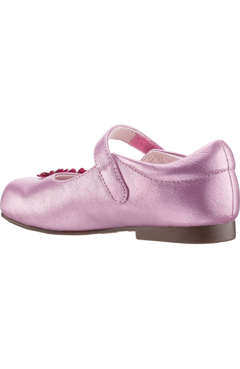 Nina Kids' Daisy Mary Jane Flat, Alternate, color, Light Pink Shimmer