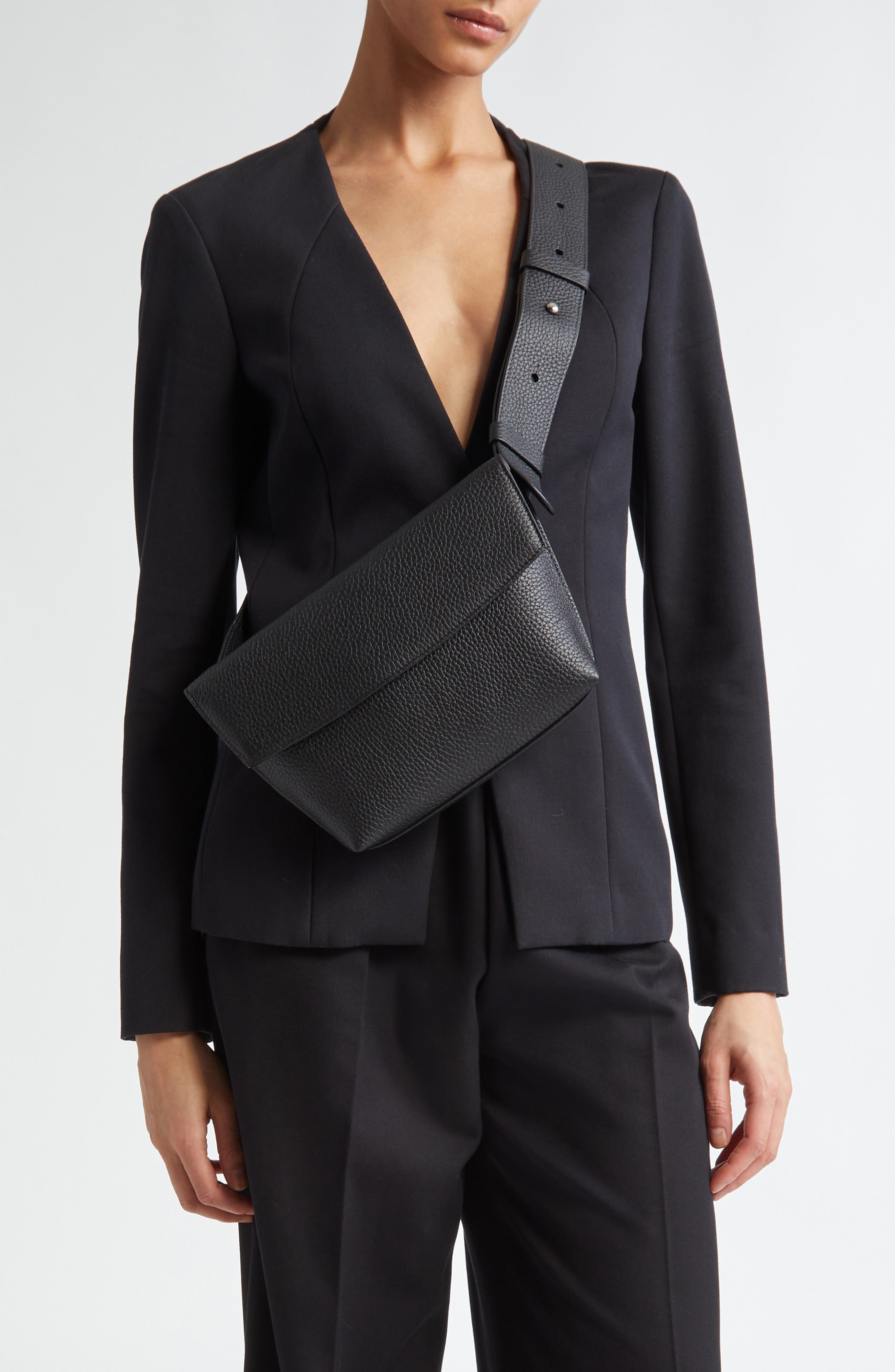 Yvonne Koné Large Yari Leather Belt Bag, Alternate, color, 