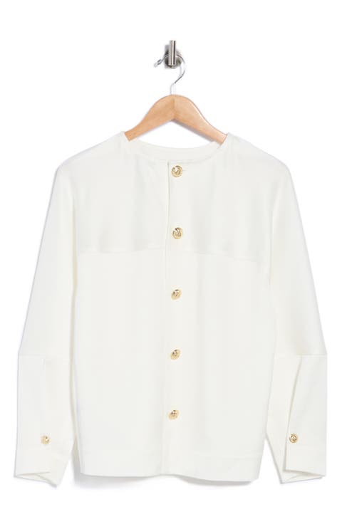 Natalia Button Back Satin Top